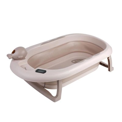 Baignoire bébé pliable avec thermomètre sable