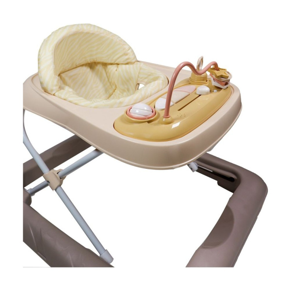 Trotteur zèbre rose/beige Tryco