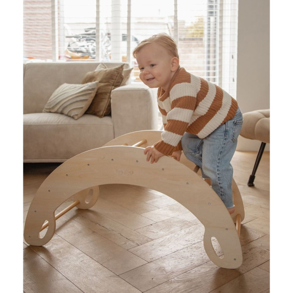 Arche d'escalade enfant en bois Tryco
