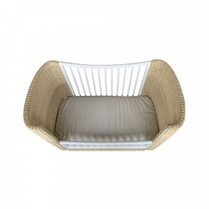 Kit évolutif lit bébé coquillage 70x140 cm neige Theo