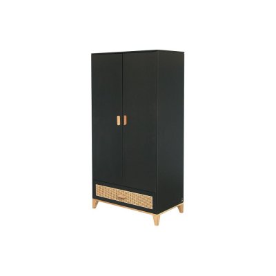 THEO Armoire nami cannage de rotin onyx