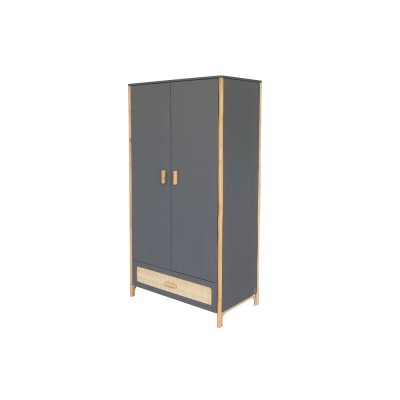 THEO Armoire océania cannes de rotin silex