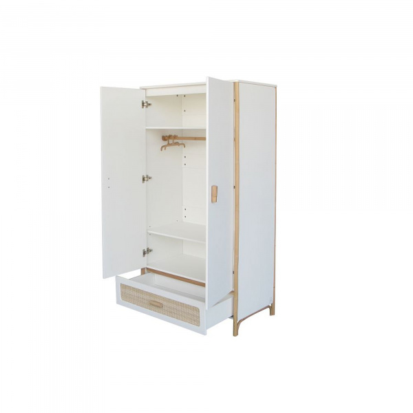 Armoire océania cannes de rotin neige Theo