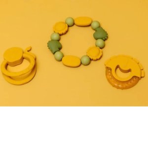 Bracelet de dentition en silicone mr. dino & mr. lion Trixie