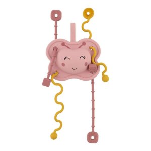 Jouet sensoriel à tirer en silicone mrs. butterfly Trixie
