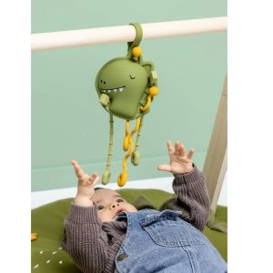 Jouet sensoriel à tirer en silicone mr. dino Trixie