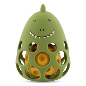Hochet sensoriel en silicone - mr. dino Trixie