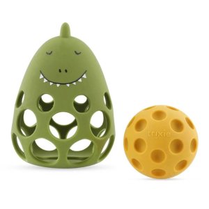 Hochet sensoriel en silicone - mr. dino Trixie