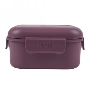 Boîte à goûter avec clips carrée- ballerina mrs. peacock Trixie