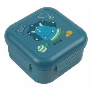 Boîte à goûter avec clips carrée - ballplayer mr. triceratops Trixie