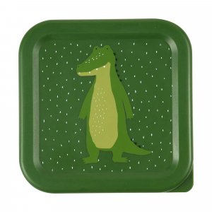 Lot de 3 boîtes à goûter carrées - mr. alligator Trixie