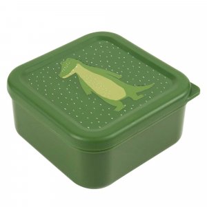 Lot de 3 boîtes à goûter carrées - mr. alligator Trixie