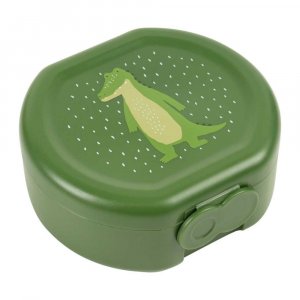 Lot de 2 boîtes à goûter à clip rondes - mr. alligator Trixie