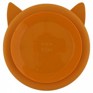 Assiette compartimentée avec ventouse mr. fox Trixie