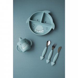 Tasse d'apprentissage en silicone - mr. shark Trixie