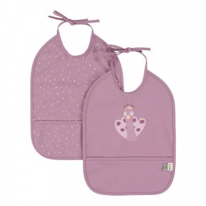 Lot de 2 bavoirs imperméables mrs. peacock Trixie