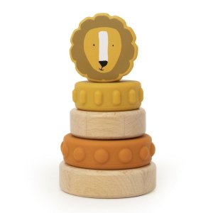 Tour à empiler en bois et silicone mr. lion Trixie