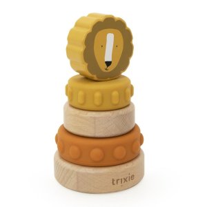 Tour à empiler en bois et silicone mr. lion Trixie