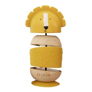 Jouet oscillant en bois et silicone avec ventouse mr. lion Trixie