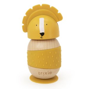 Jouet oscillant en bois et silicone avec ventouse mr. lion Trixie