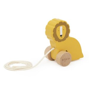 Petit jouet à tirer en bois mr. lion Trixie