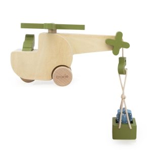 Hélicoptère d'animaux en bois Trixie
