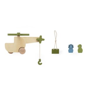 Hélicoptère d'animaux en bois Trixie