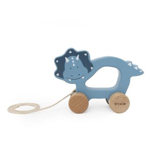 Jouet à tirer en bois mr. triceratops Trixie