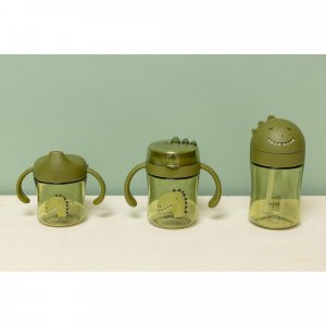 Tasse d'apprentissage avec poignées en silicone - mr. dino Trixie