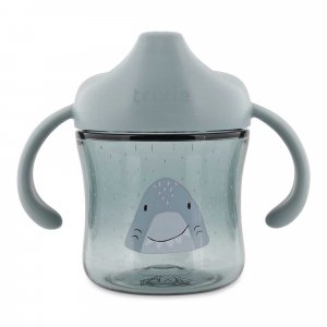 Tasse d'apprentissage avec poignées en silicone - mr. shark Trixie