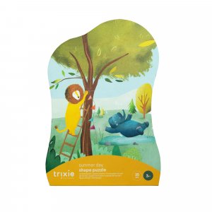 Puzzle enfant à forme - journée d'été - 35 pièces Trixie