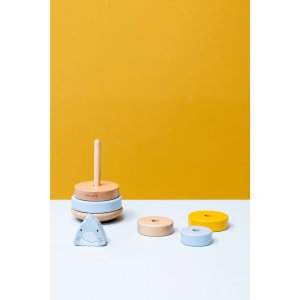 Pyramide à empiler en bois - mr. shark Trixie