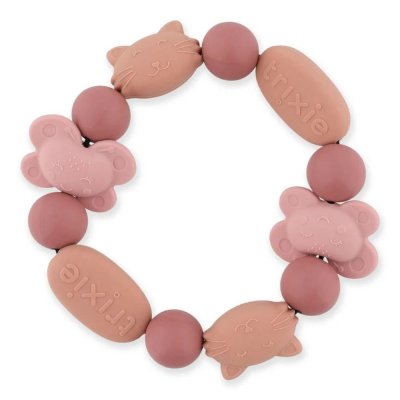 Bracelet de dentition en silicone mrs. cat & mrs. butterfly