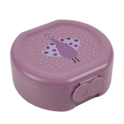 Lot de boîtes à goûter à clip rondes - mrs. peacock