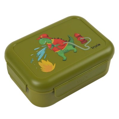 Boîte repas avec clips - fireman mr. dino