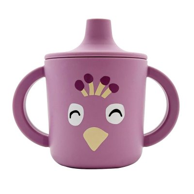 Tasse d'apprentissage en silicone - mrs. peacock