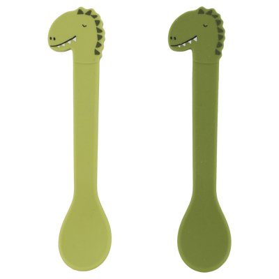 Lot de 2 cuillères en silicone mr. dino