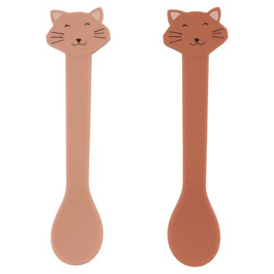 Lot de 2 cuillères en silicone mrs. cat