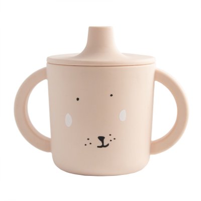 Tasse d'apprentissage en silicone mrs. rabbit