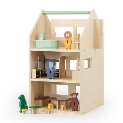 Jouet d'éveil maison en bois all animals
