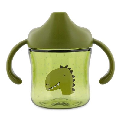 Tasse d'apprentissage avec poignées en silicone - mr. dino