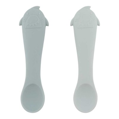 Lot de 2 cuillères pour bébé - mr. shark