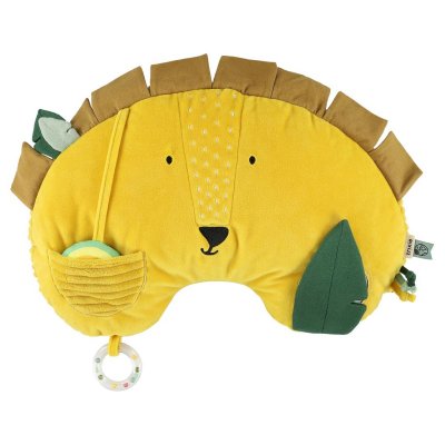 Coussin d'activités - mr. lion jaune