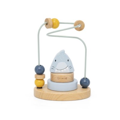 Boulier à perles en bois - mr. shark