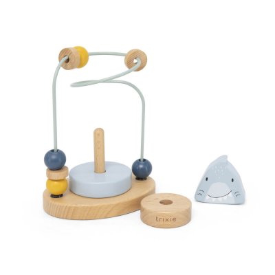 Boulier à perles en bois - mr. shark