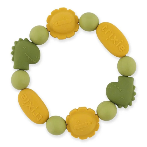 Bracelet de dentition en silicone mr. dino & mr. lion Trixie