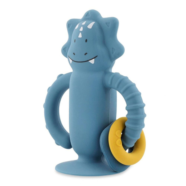 Jouet sensoriel en silicone avec ventouse mr. triceratops Trixie