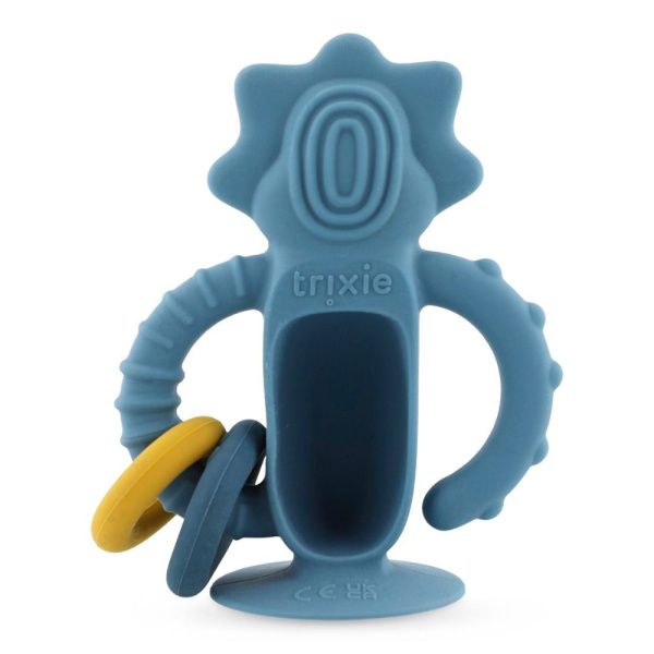 Jouet sensoriel en silicone avec ventouse mr. triceratops Trixie