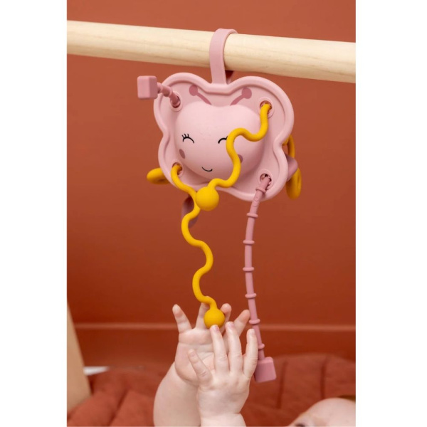 Jouet sensoriel à tirer en silicone mrs. butterfly Trixie