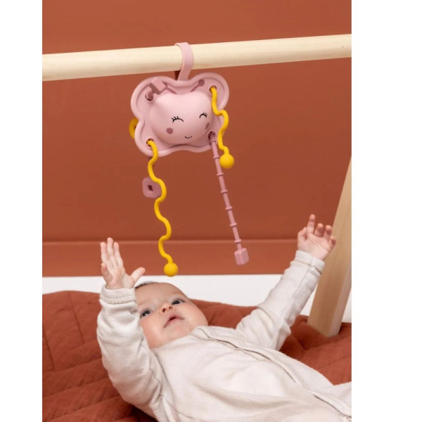 Jouet sensoriel à tirer en silicone mrs. butterfly Trixie
